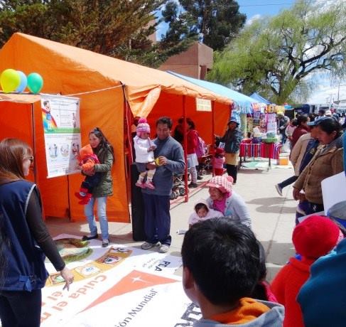 Feria de Salud en Poopó: Espacio de información sobre salud y medio ambiente