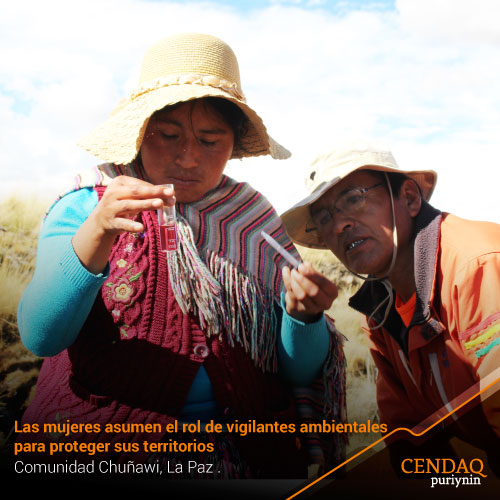 Las mujeres asumen el rol de vigilantes ambientales