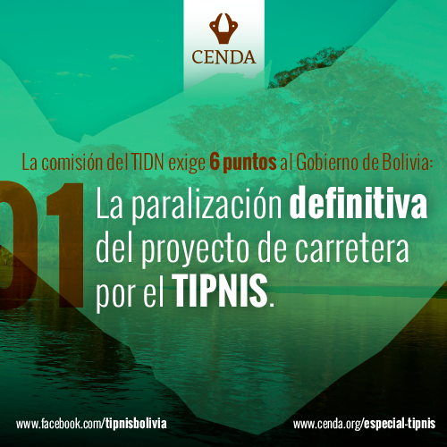 Comisión exhorta al TIDN que sancione al Gobierno de Bolivia por las reiteradas violaciones a los Derechos de la Madre Tierra por el caso TIPNIS