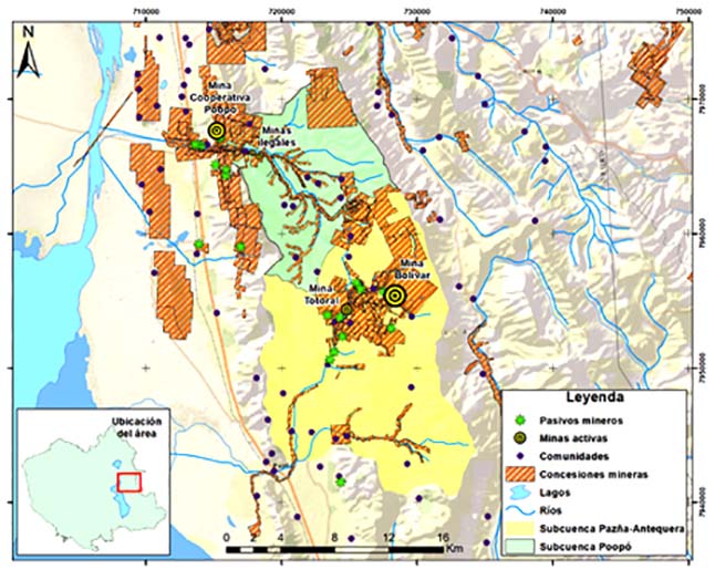 Minería en subcuenca poopó