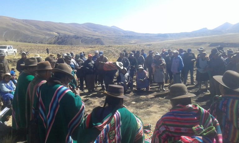 «LA EMPRESA MINERA NOS QUERÍA HACER PISAR EL PALITO”
