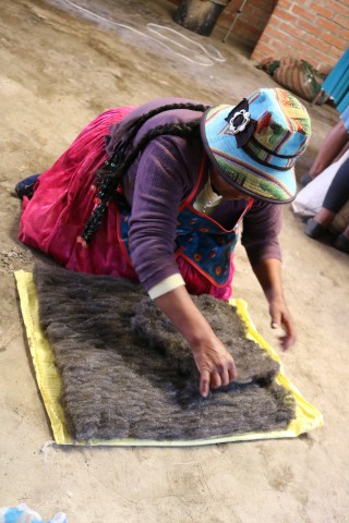 4 sombreros armando antes de lavado
