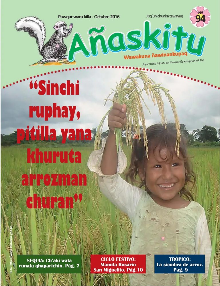 AÑASKITU PURISKIRI CUENTOS APARIMUN