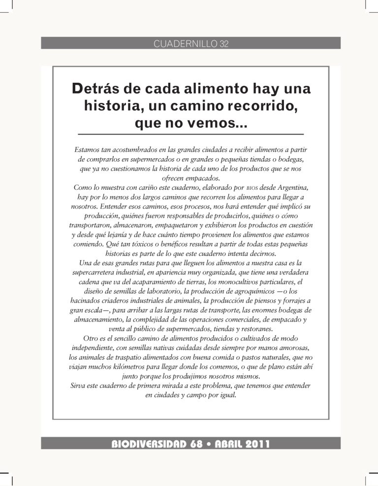 Nuestra Tierra, Nuestra Historia y Nuestro Territorio