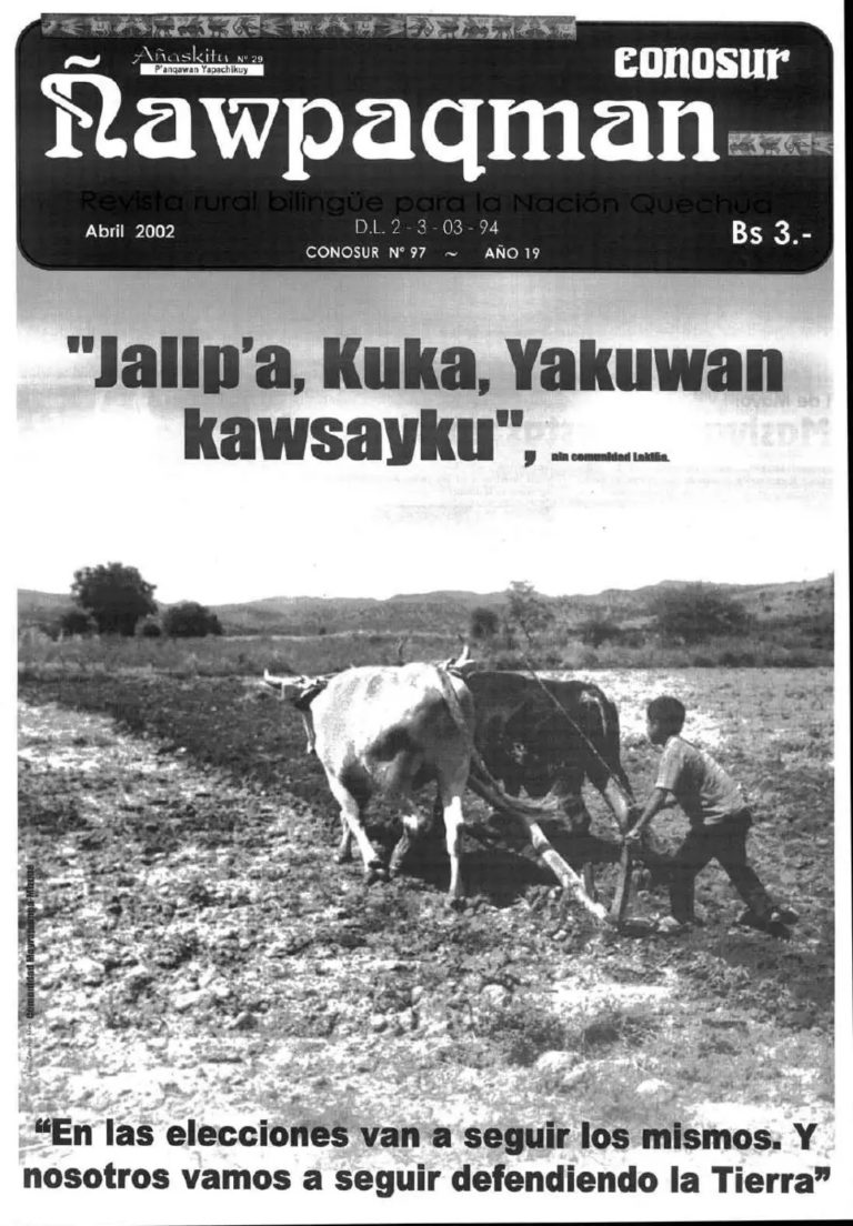 Revista rural bilingüe Conosur Ñawpaqman 97