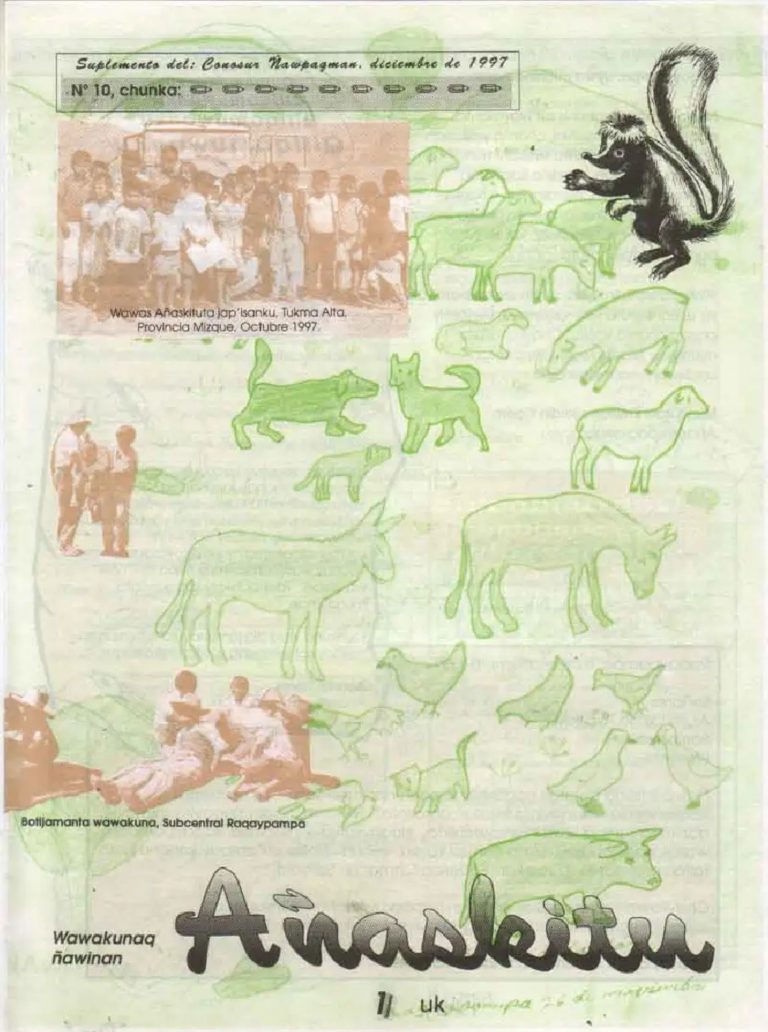 Revista infantil Añaskitu