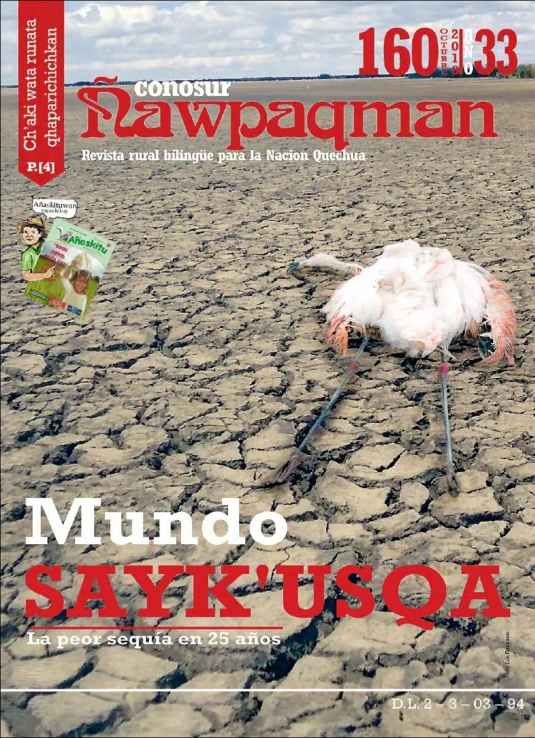 Periódico bilingüe “Conosur Ñawpaqman” Nº 160: “Mundo Sayk’usqa”