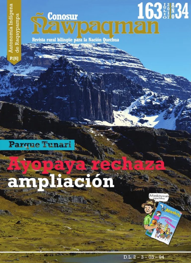 Nº 163: Parque Tunari: Ayopaya rechaza ampliación