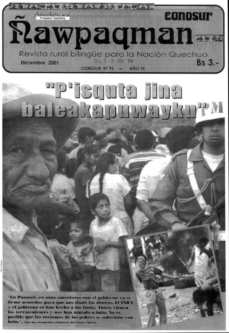 Revista rural bilingüe Conosur Ñawpaqman 95