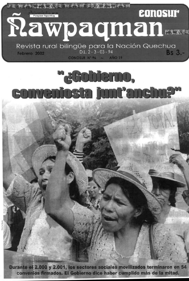 Revista rural bilingüe Conosur Ñawpaqman 96